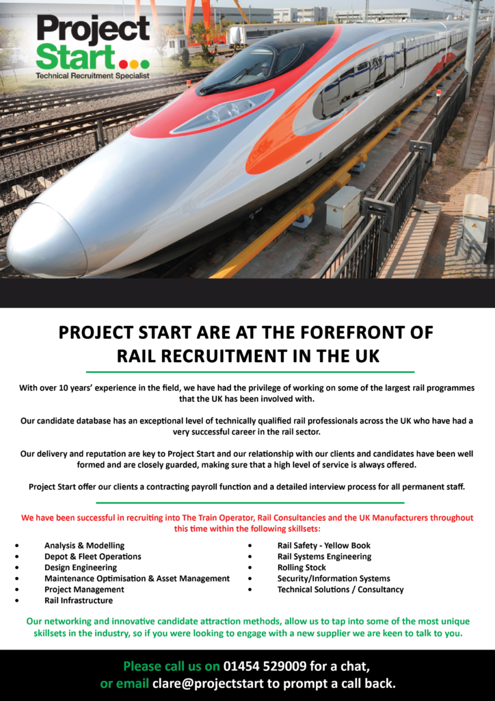 Rail Recruitment Project Start Recruitment Solutions