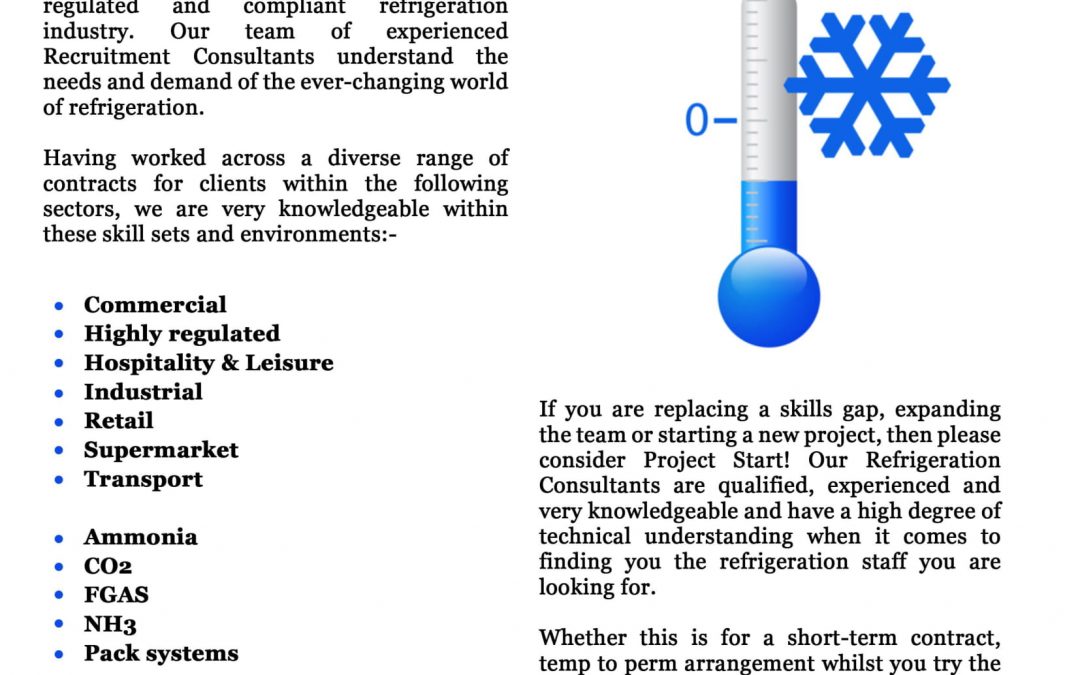 Refrigeration Services Do you need our help? Project Start